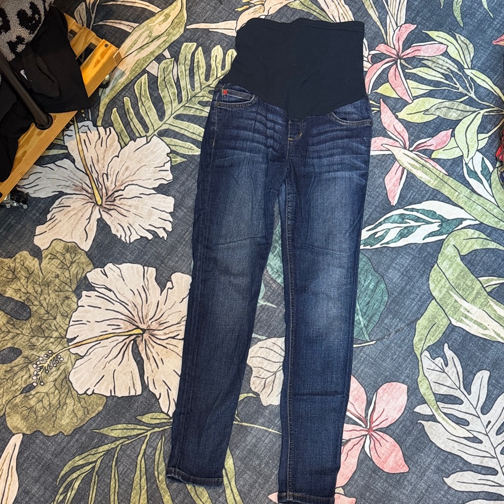 Joe's Jeans High Rise Dark Blue Maternity Jeans